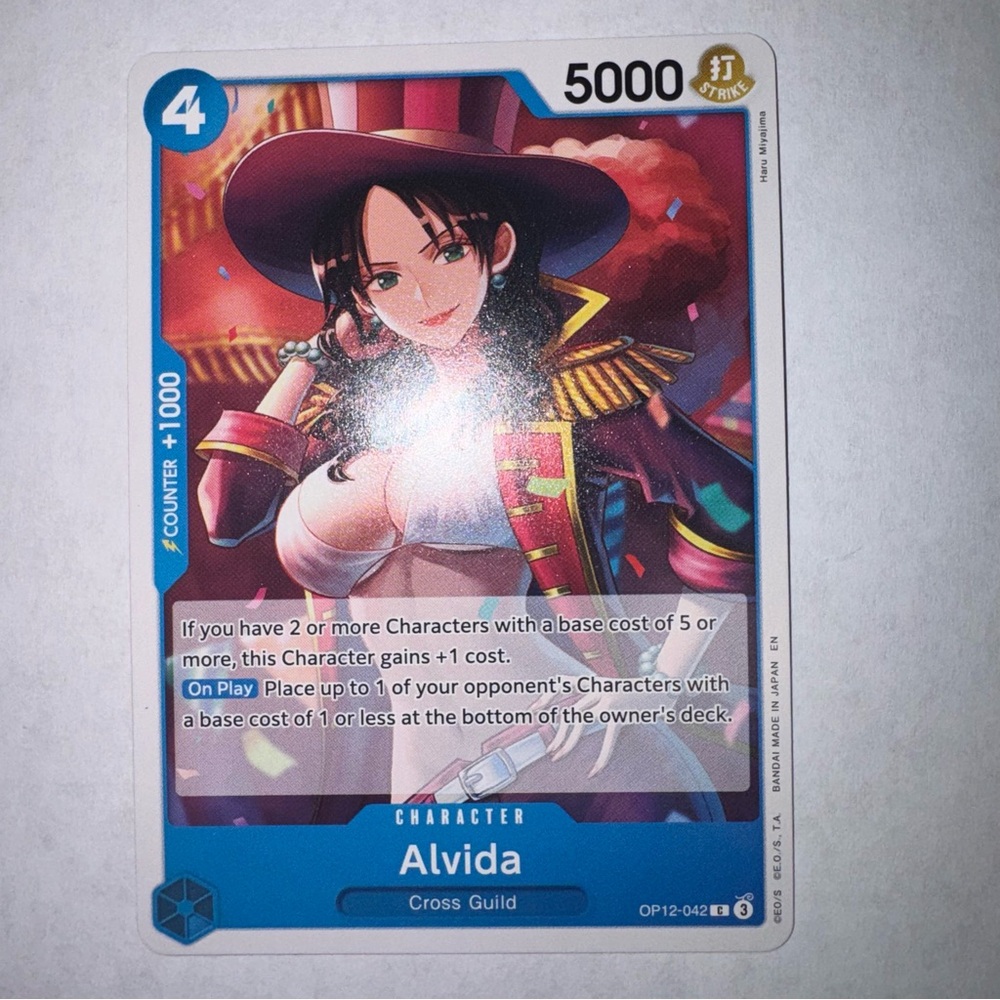 Alvida OP12-042 English C Legacy Master One Piece Card Game